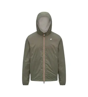 unisex K51337W Giacca reversibile Jake, beige e verde (S), Casual, Cotone
