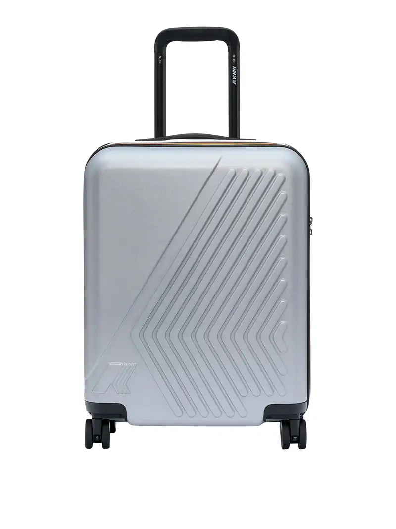 Valigia Con Logo Grigio