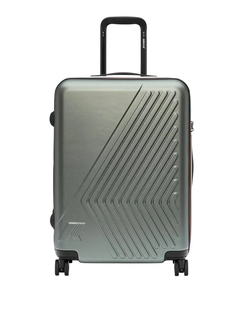 Valigia Con Logo Verde