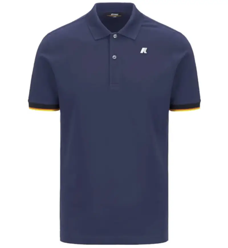 K-Way Polo Uomo Blu 2409546