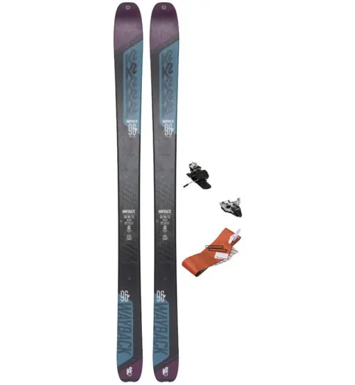 Set Wayback 96 W sci da scialpinismo+attacchi+pelli Blue