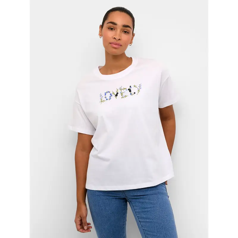 Kaffe T-shirt Bianco 3204404