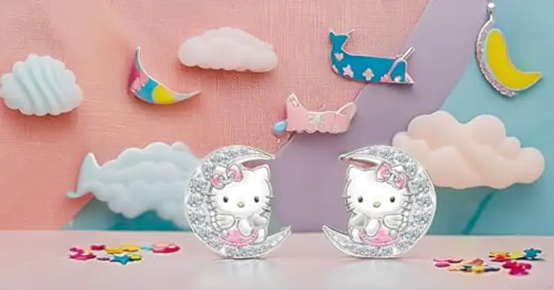 Kaguyo Orecchini Donna Argento 808894 miniatura 2