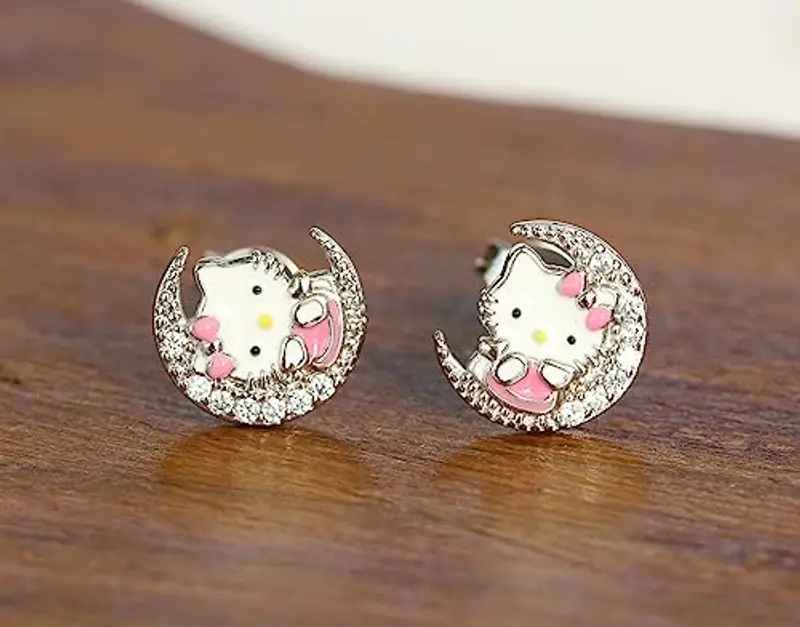 Kaguyo Orecchini Donna Argento 808894 miniatura 3