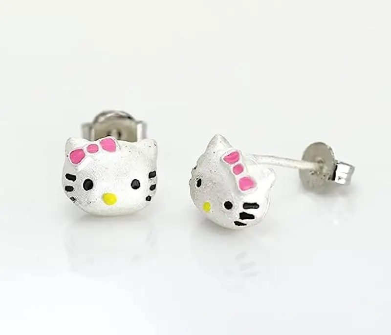 Kaguyo Orecchini Donna Argento 1598470 miniatura 3