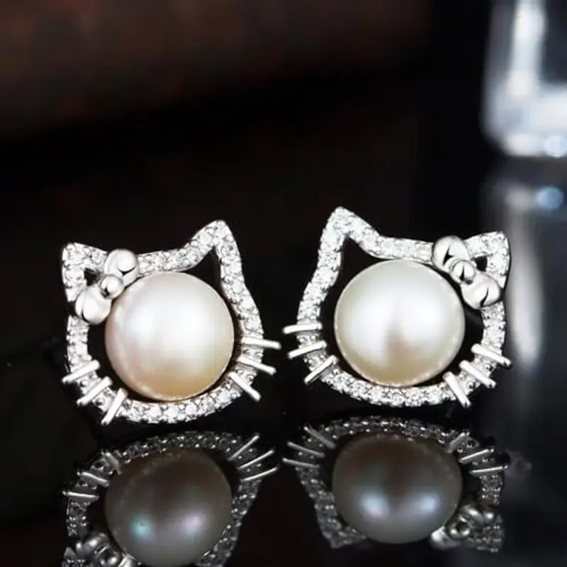 Kaguyo Orecchini Donna Argento 1598471 miniatura 2