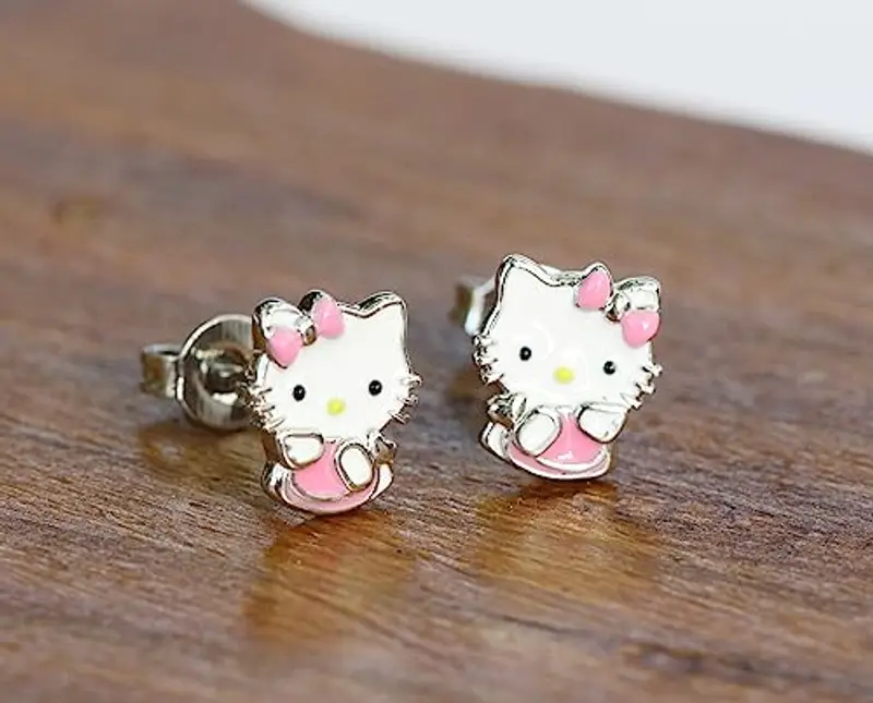 Kaguyo Orecchini Donna Argento 1201366 miniatura 3