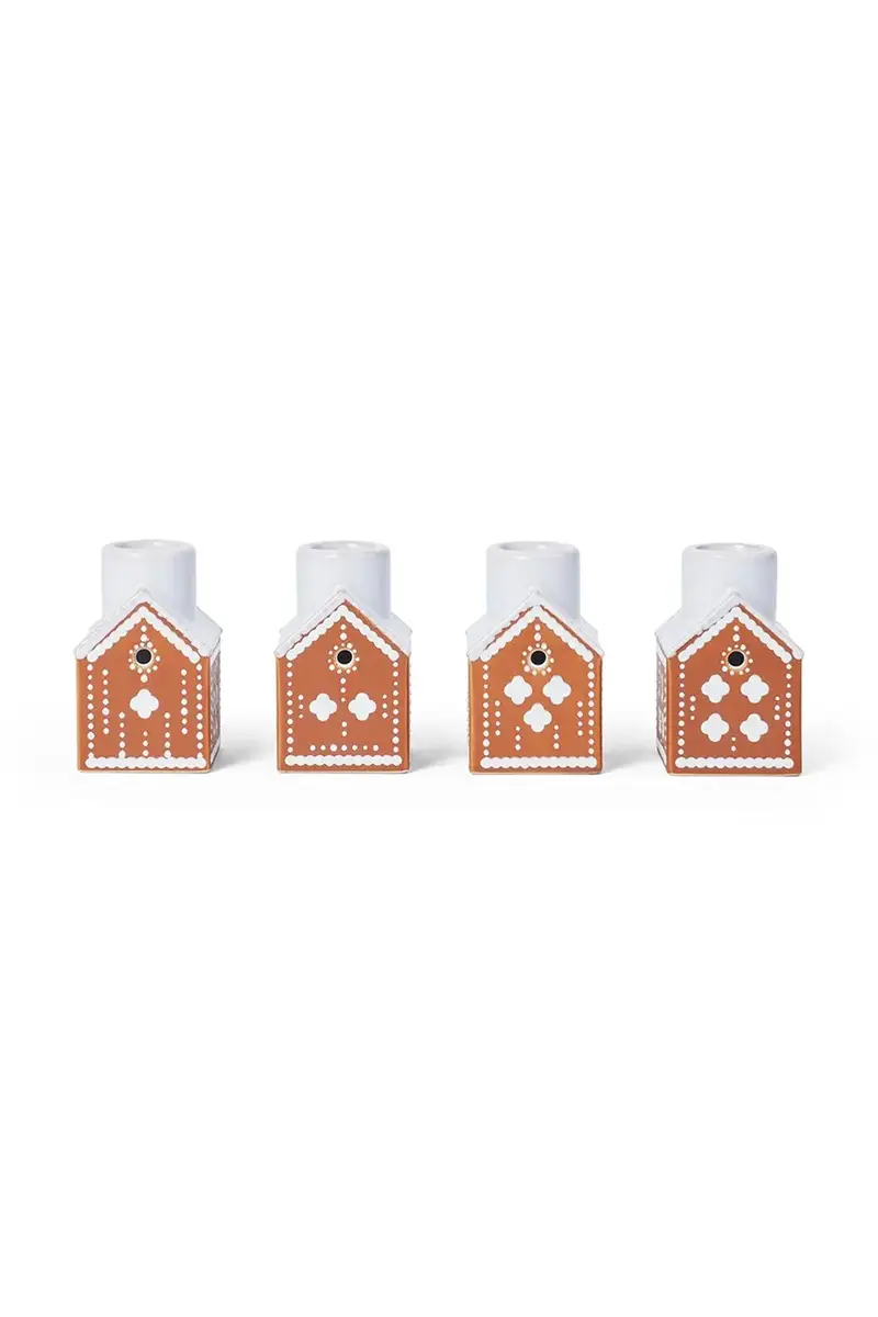 candeliere decorativo Gingerbread Advent 7, 5 x 5 cm pacco da 4 Multicolore miniatura 2