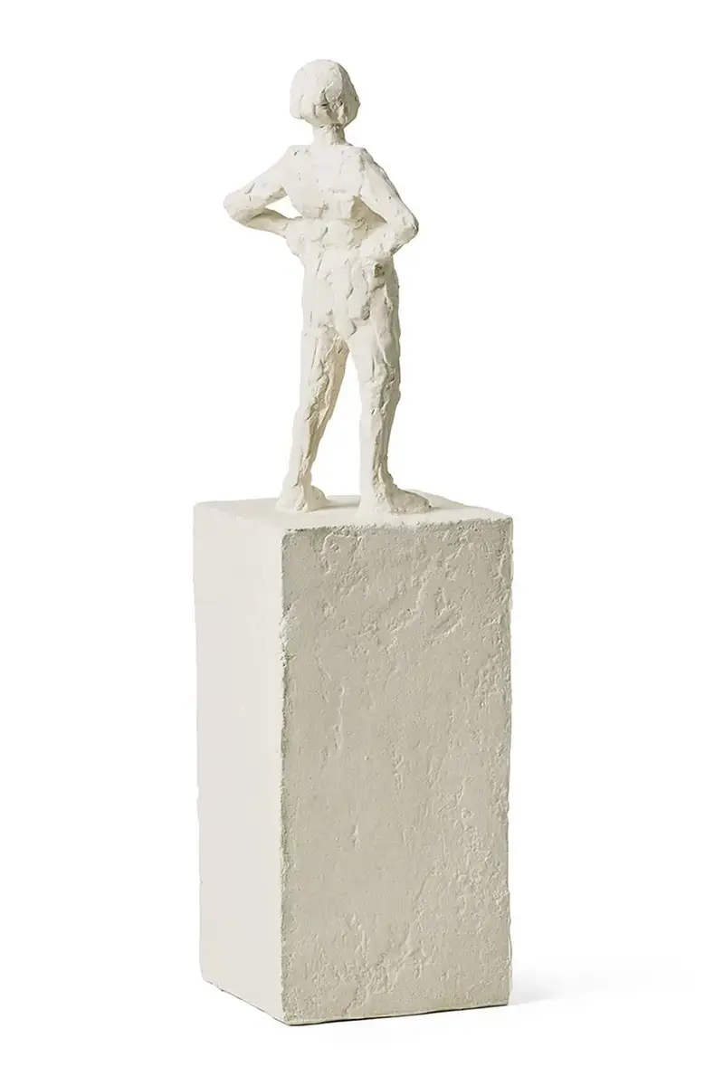 figurina decorativa Astro Leo colore bianco miniatura 2