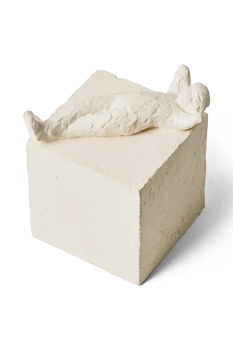 figurina decorativa Astro Pisces 13 cm colore bianco miniatura 2