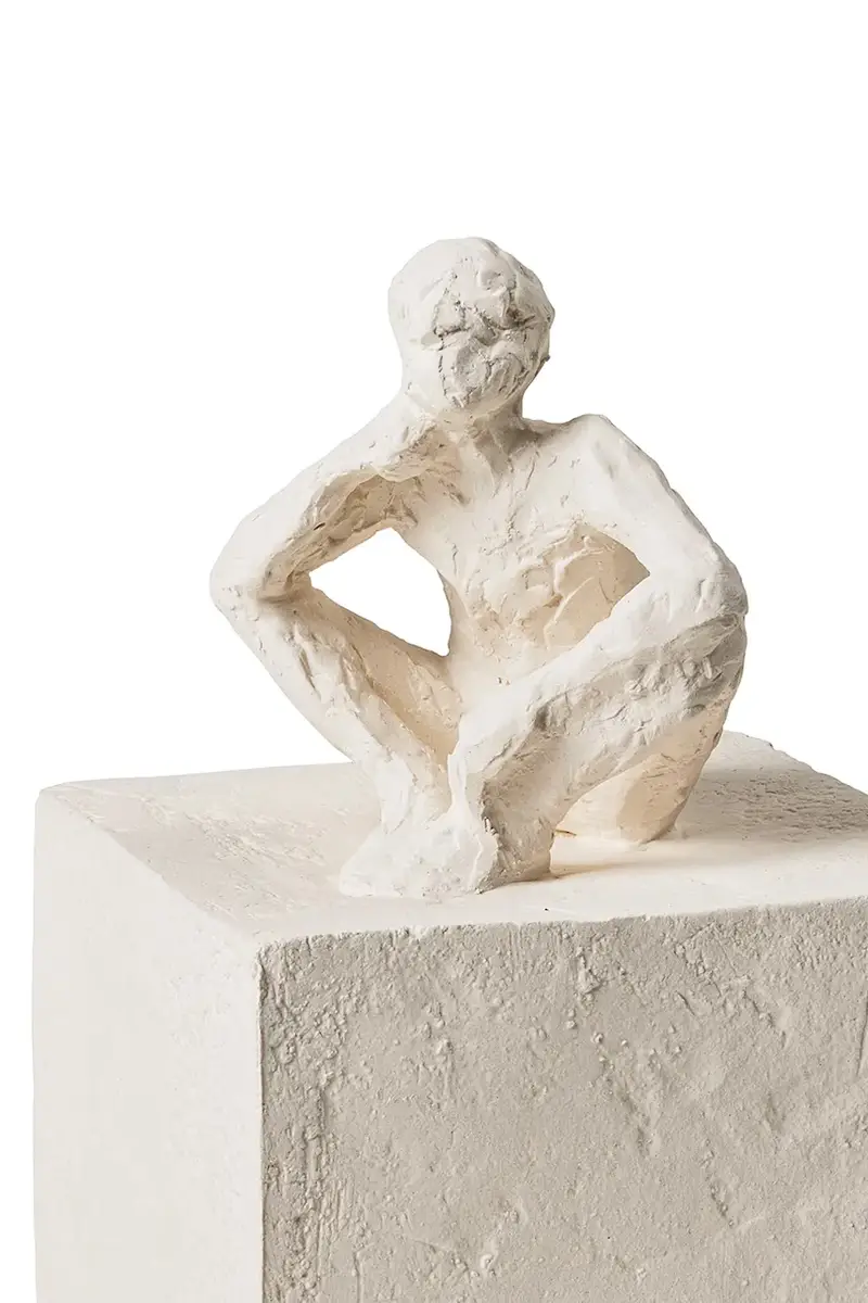 figurina decorativa Astro Sagittarius colore bianco miniatura 3