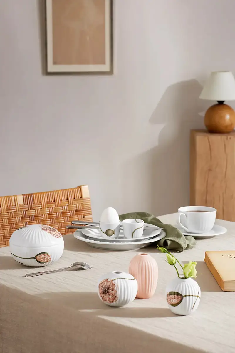 vaso decorativo Vase miniature pacco da 3 Bianco miniatura 2