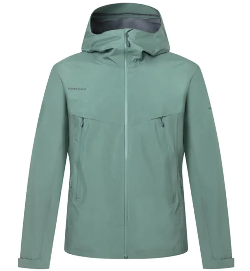 Ahmas M - giacca hardshell - uomo Green