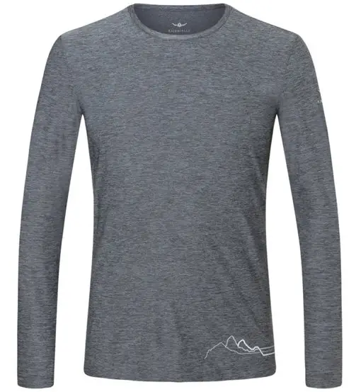 Kajaani M L/- maglia manica lunga - uomo Grey