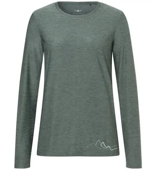 Kajaani W - maglia manica lunga - donna Green