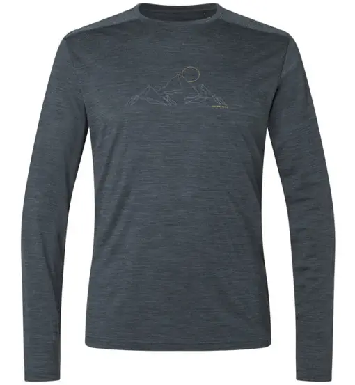 Kunes L/M - maglia manica lunga - uomo Blue