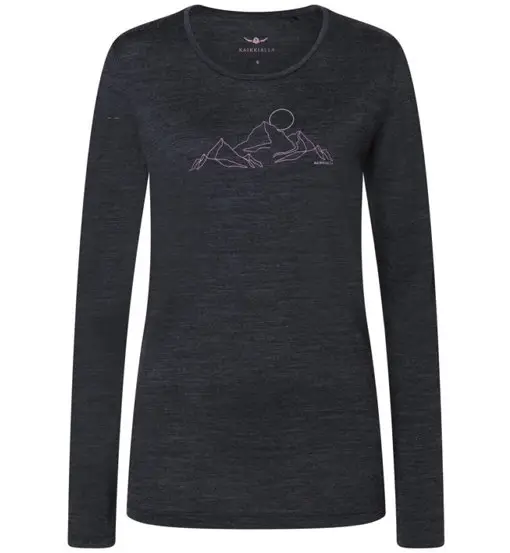 Kunes L/S W - maglia manica lunga - donna Black