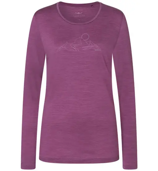 Kunes S W - maglia manica lunga - donna Purple