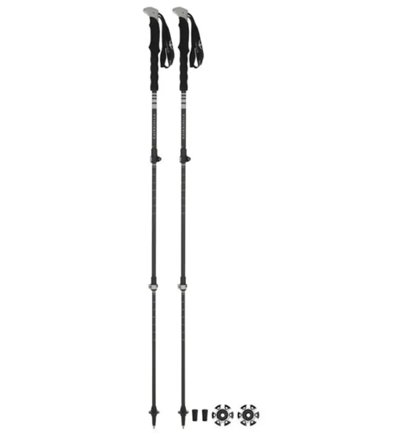 Pulsa 3 Carbon - bastoncini telescopici Black