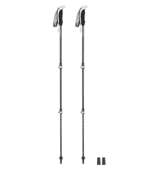 Pulsa 3 Carbon - bastoncini telescopici Grey