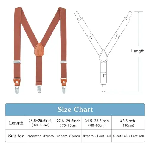 Kajeer Bretelle Marrone 2727830 miniatura 3