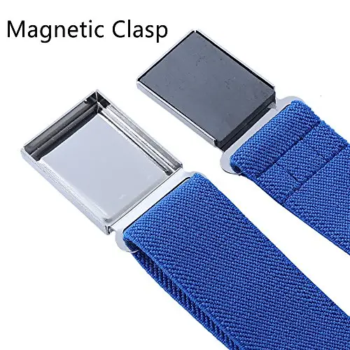 Kajeer Cintura magnetica regolabile per bambini - Grande cintura elastica elasticizzata con fibbia magnetica facile per miniatura 2