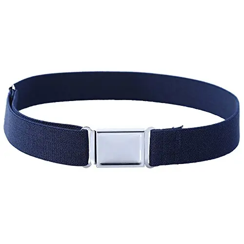 Kajeer Cintura magnetica regolabile per bambini - Grande cintura elastica elasticizzata con fibbia magnetica facile per