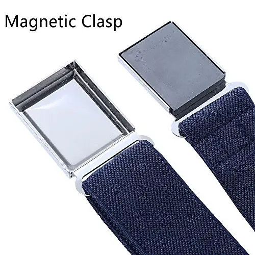 Kajeer Cintura magnetica regolabile per bambini - Grande cintura elastica elasticizzata con fibbia magnetica facile per miniatura 2