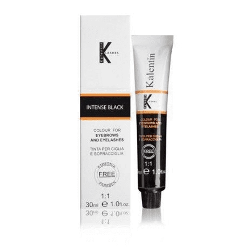 Kalentin Lashes Tinta per Ciglia e Sopracciglia - Nero Intenso 30 ml