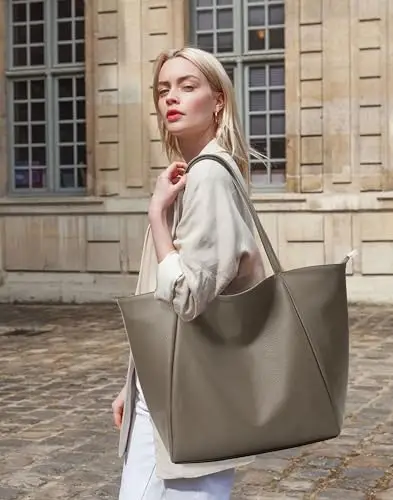 KALIDI Borsa a tracolla Donna Grigio 2624016 miniatura 3