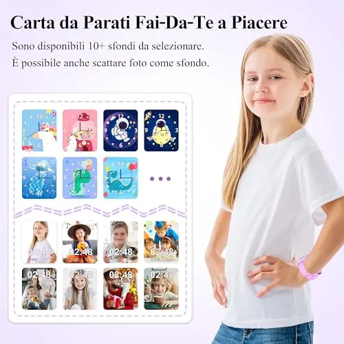 KALINCO Smartwatch Ragazza Blu 3146093 miniatura 3