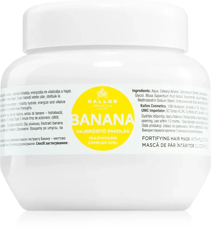 Banana maschera fortificante 275 ml