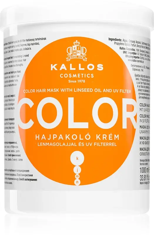 Maschera Capelli Kallos Color 1000 ml