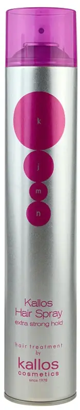 Kallos Spray per capelli extra forte con proteine della seta - 500 ml