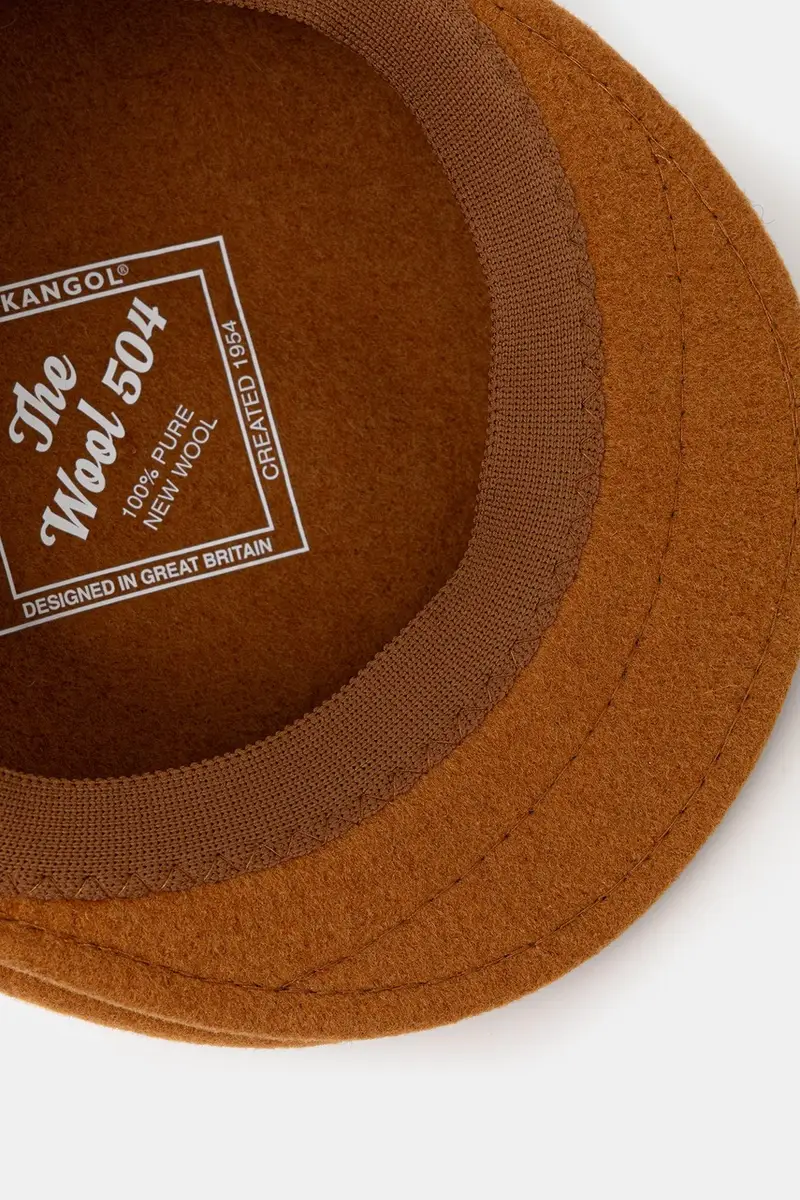 berretto alla marinara in lana 504 colore giallo 0258BC.RC228 miniatura 4