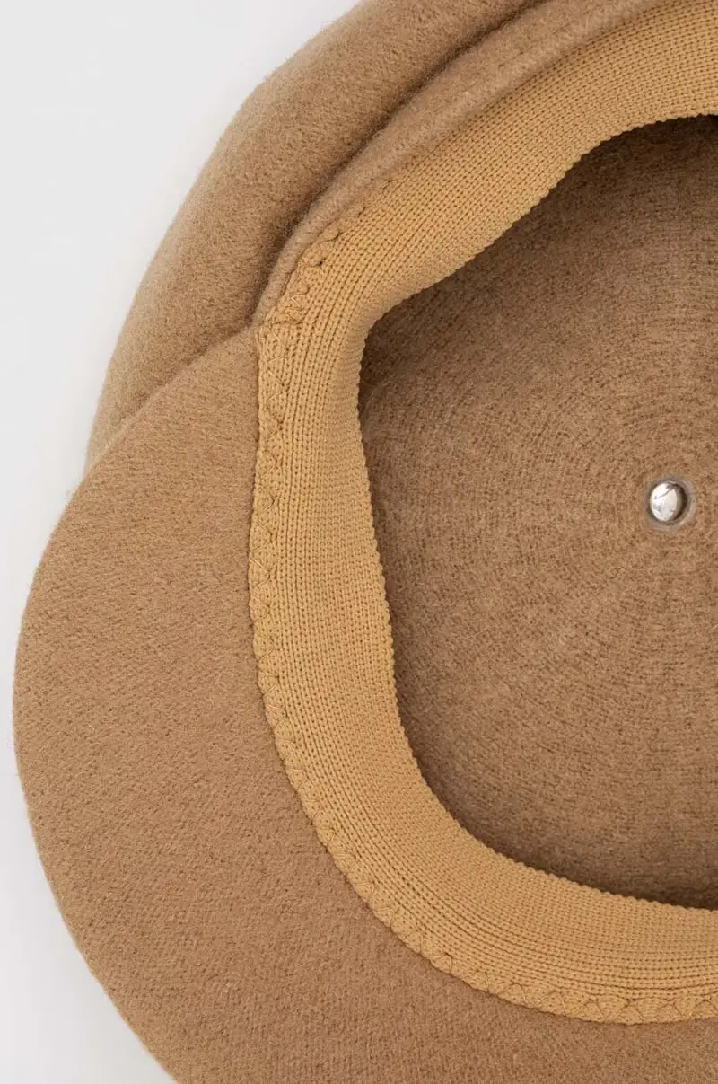 berretto alla marinara in lana Beige miniatura 5