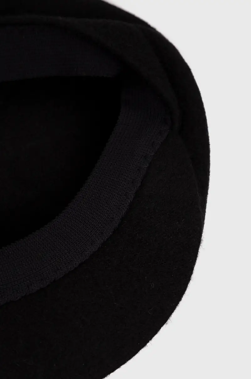 berretto alla marinara in lana Nero miniatura 3