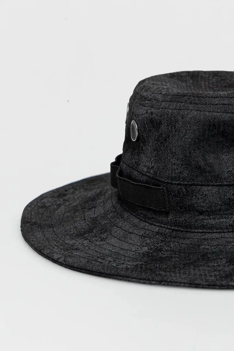 berretto in cotone SALVAGED OUTDOOR colore nero K5437.BK001 miniatura 3