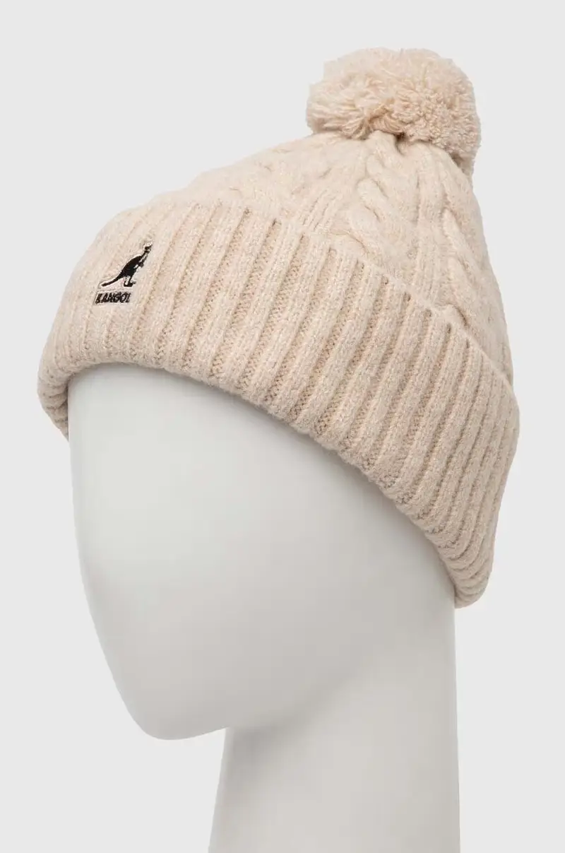 berretto in misto lana Beige miniatura 2