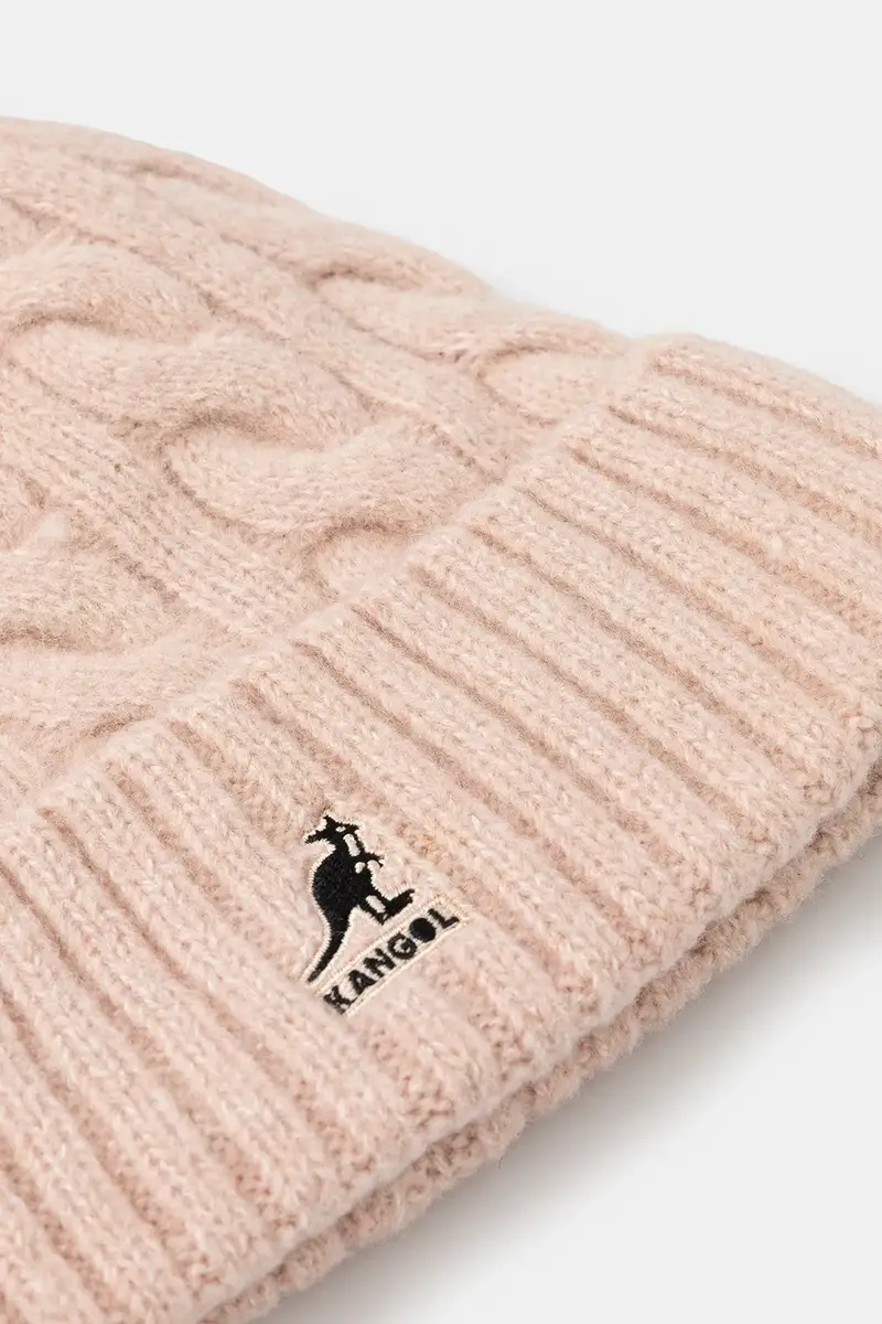 berretto in misto lana POMPOM colore rosa K4460SM.LP683 miniatura 3