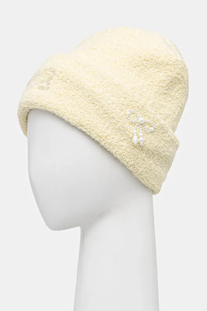 berretto PEARL BEANIE colore giallo K3794.BC726 miniatura 2