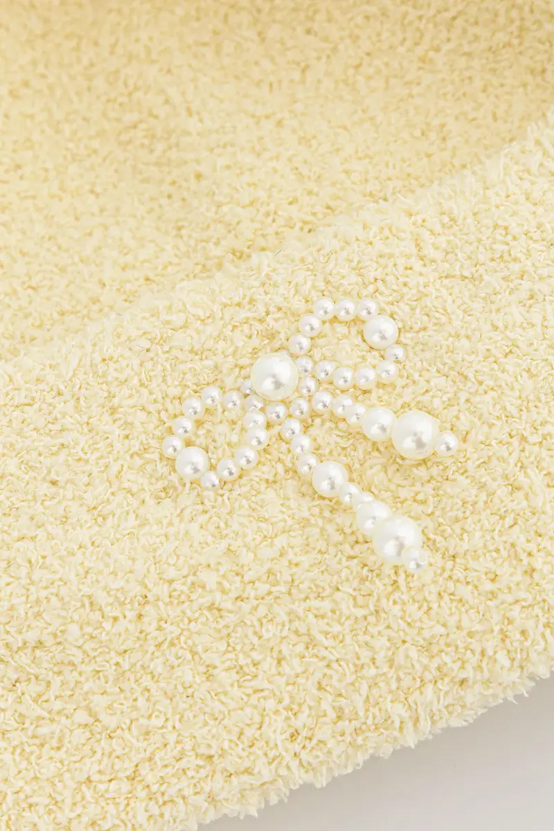 berretto PEARL BEANIE colore giallo K3794.BC726 miniatura 3