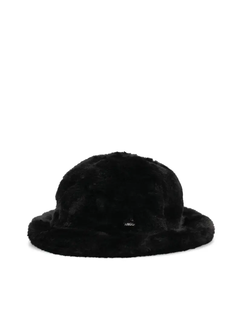 Cappello Faux Fur Casual NERO miniatura 2