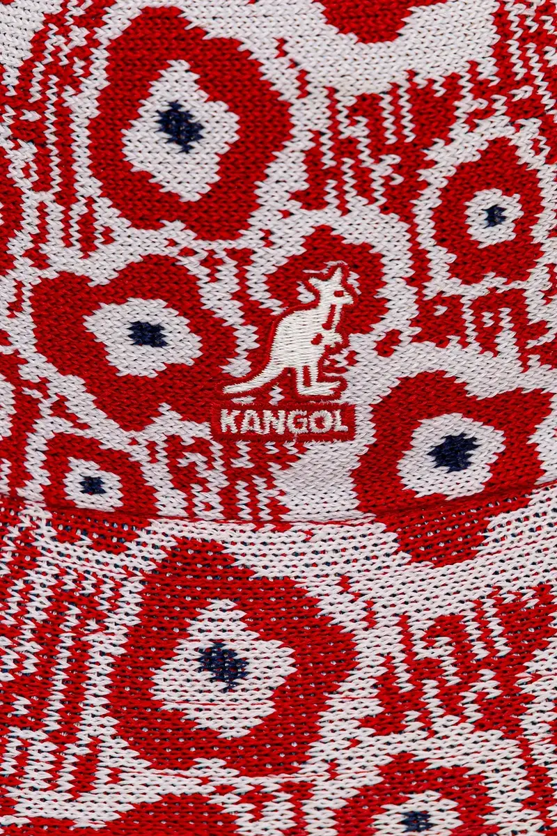 cappello RETRO FLOWER Rosso miniatura 3