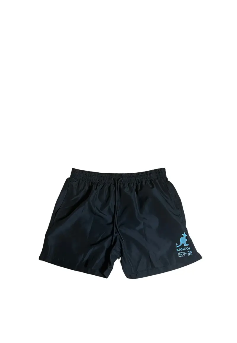 SWIM SHORT LOGO - S / Nero
