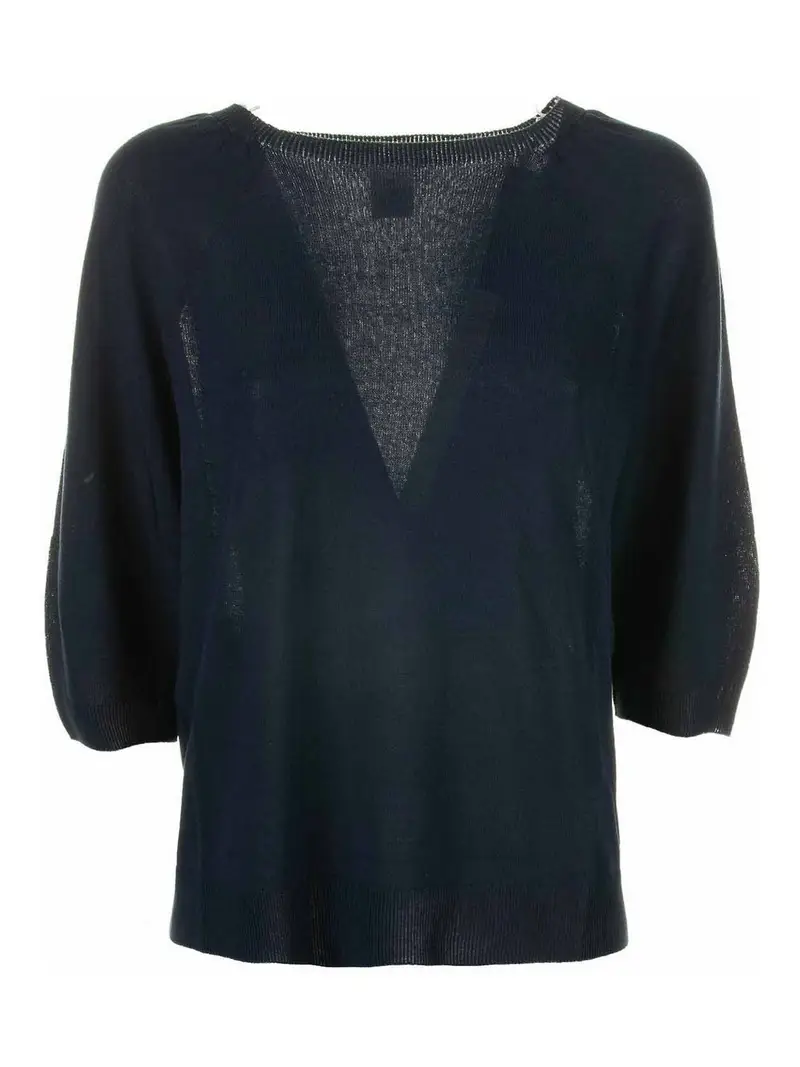 KANGRA CASHMERE T-shirt Blu 3272973