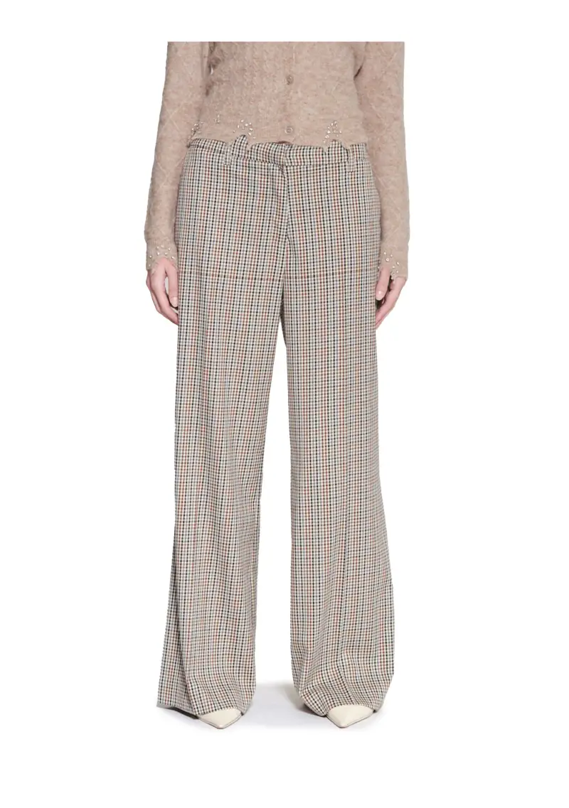 Pantalone Donna Beige miniatura 3