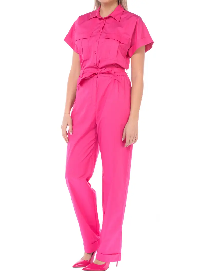 tuta Pantalone da donna Kaos con cintura e tasche VIOLA