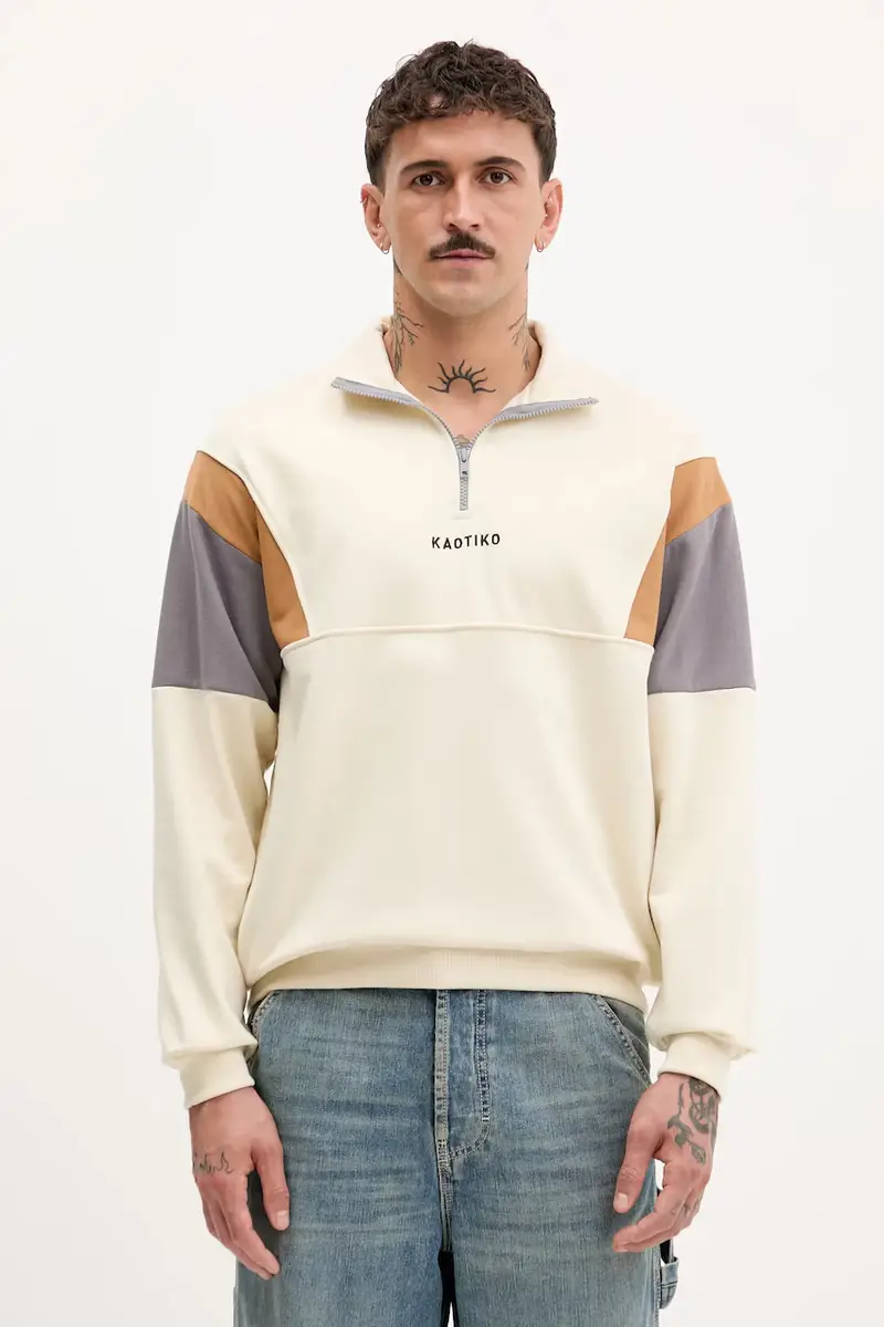 felpa colore beige AR097-01-G002 miniatura 2