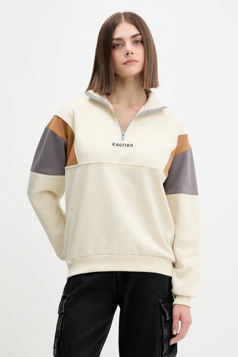 felpa colore beige AR097-01-G002 miniatura 3